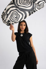 Silk Touch Zebra Eye Scarf