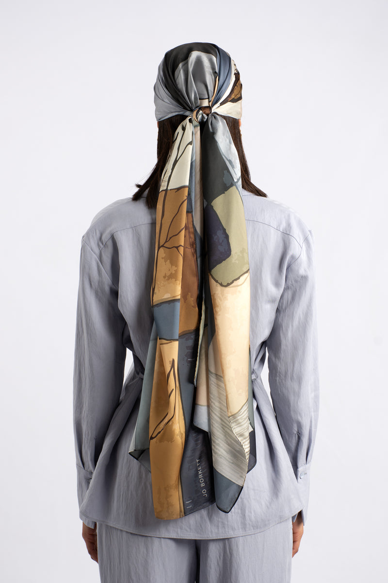 Silk Touch Dried Poppy Scarf