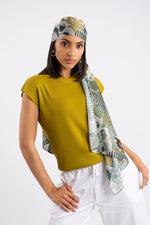 Silk Touch Lazy Leopard Scarf