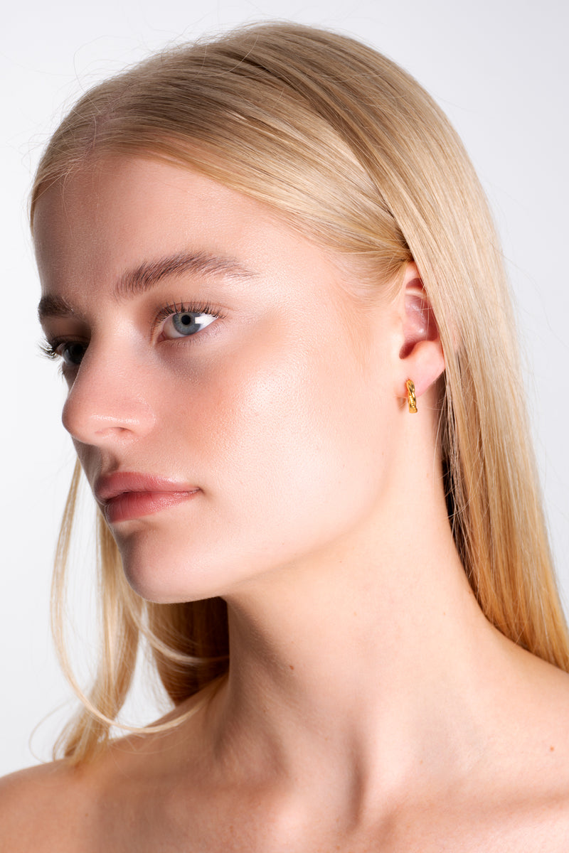 Twist Mini Hoop Earings