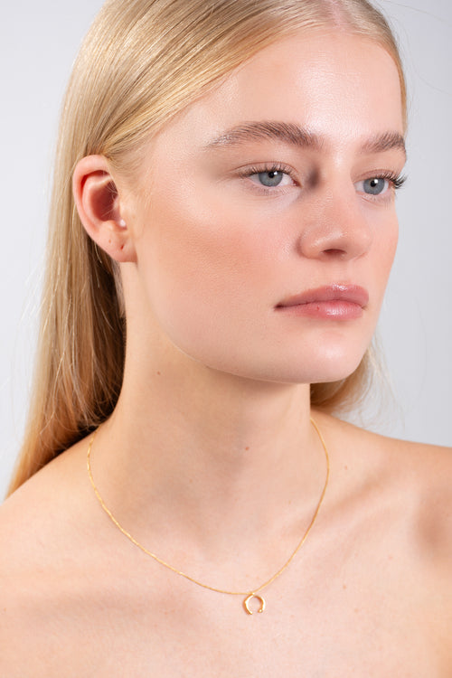 Gold Plated Pendant Necklace