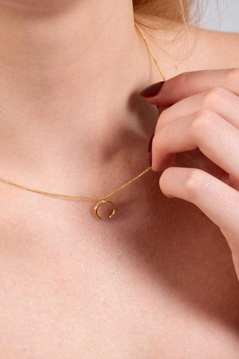 Gold Plated Pendant Necklace