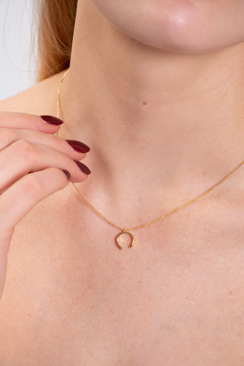 Gold Plated Pendant Necklace