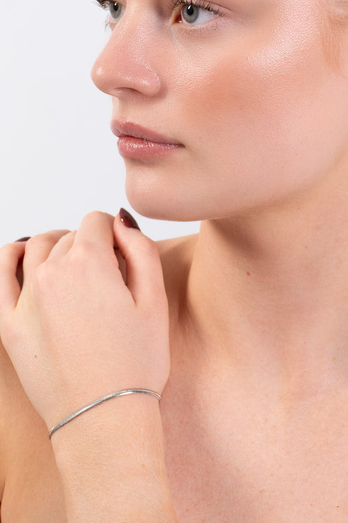 Sterling Silver Snake Chain Bracelet