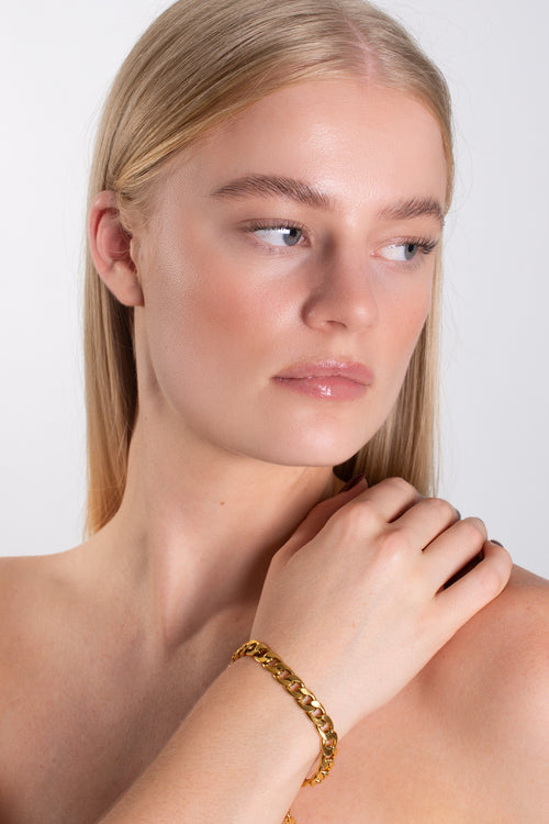 Chunky Link Gold Bracelet