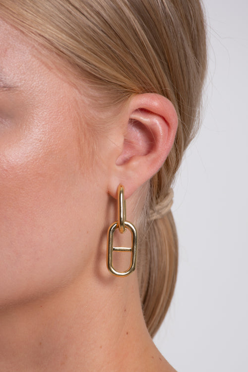 Buckle Link Drop Earings