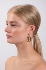 Buckle Link Drop Earings