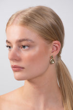 Drop Stud Gold Earings