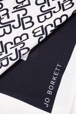 Silk Touch Lux Logo Neckerchief - Cream