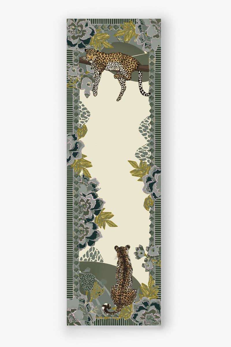 Silk Touch Lazy Leopard Scarf