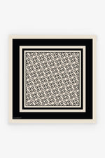 Silk Touch Lux Logo Neckerchief - Cream