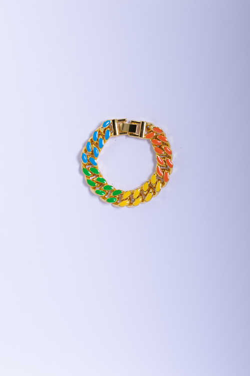 Rainbow Chain Bracelet